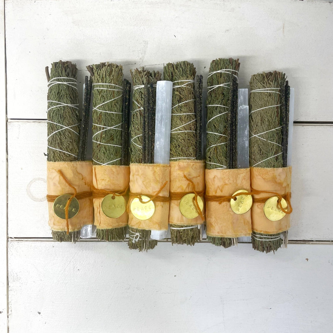 Updated Large Cedar Peace Bundle - Meadow Collectivesmudge