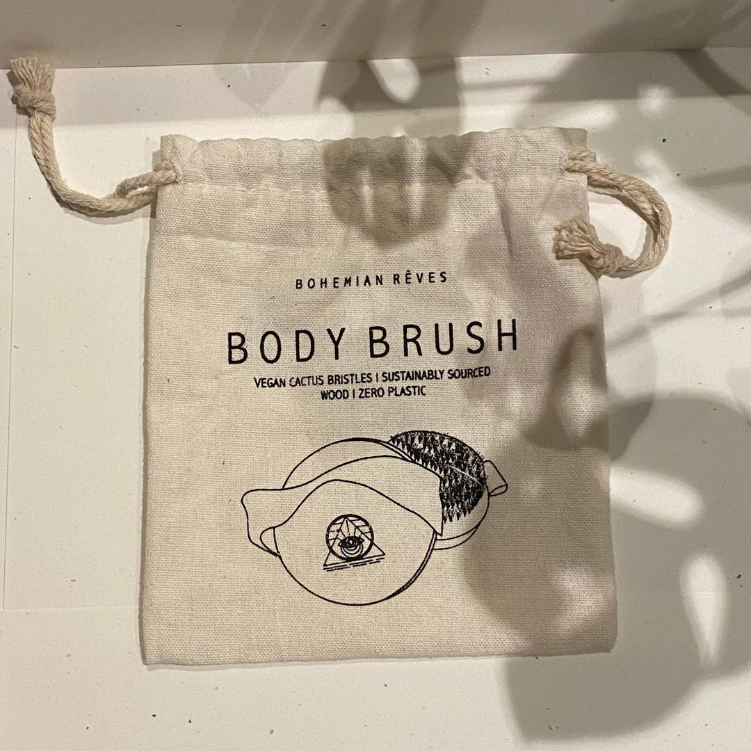 Vegan Cactus Bristle Dry Body Brush - Sustainable, Sculpting - Meadow Collectivedry brush