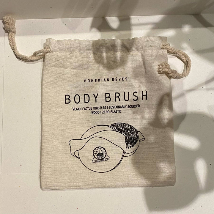 Vegan Cactus Bristle Dry Body Brush - Sustainable, Sculpting - Meadow Collectivedry brush