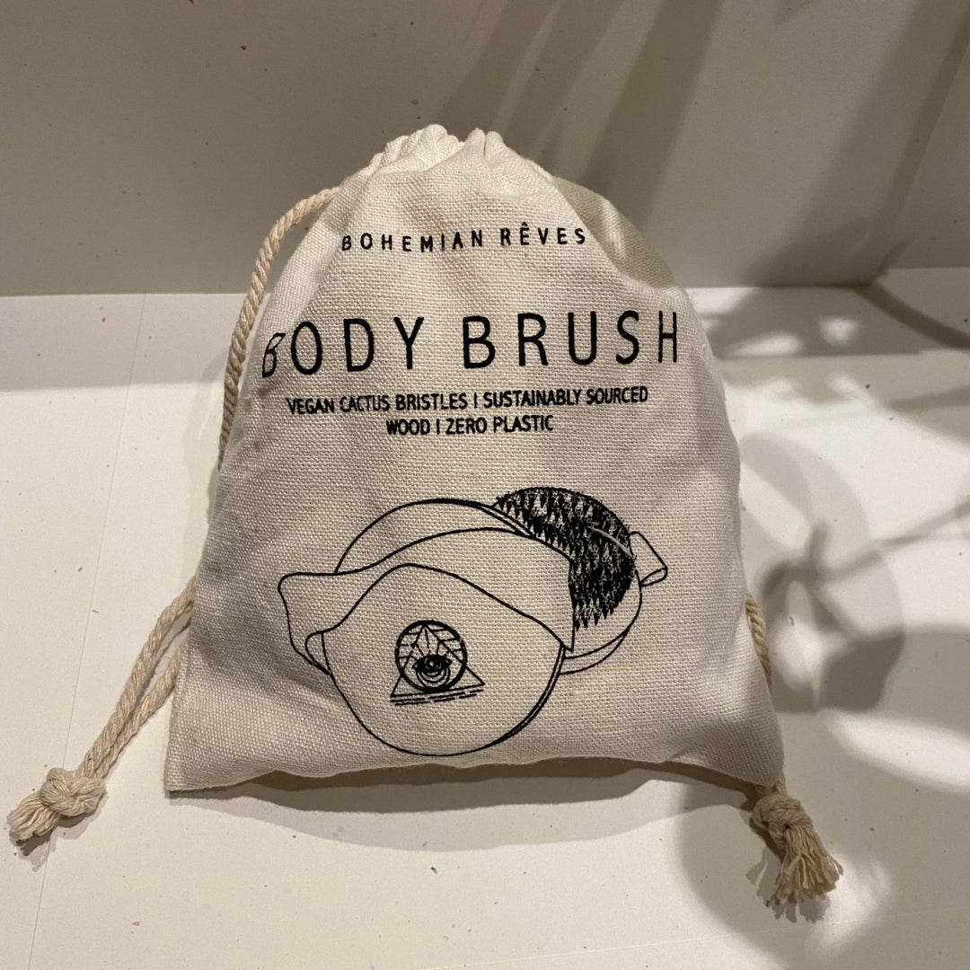 Vegan Cactus Bristle Dry Body Brush - Sustainable, Sculpting - Meadow Collectivedry brush