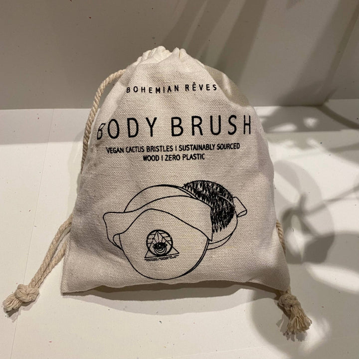 Vegan Cactus Bristle Dry Body Brush - Sustainable, Sculpting - Meadow Collectivedry brush