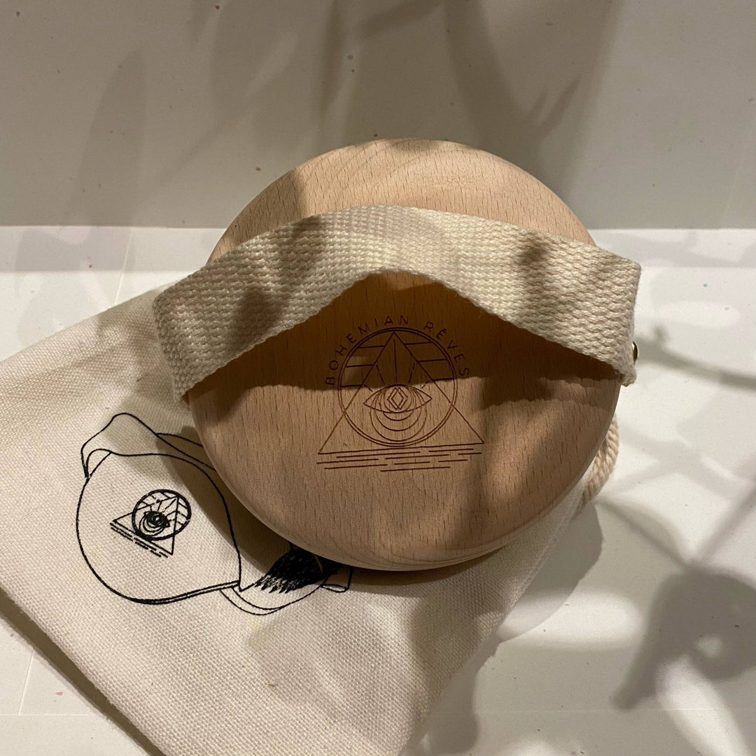 Vegan Cactus Bristle Dry Body Brush - Sustainable, Sculpting - Meadow Collectivedry brush