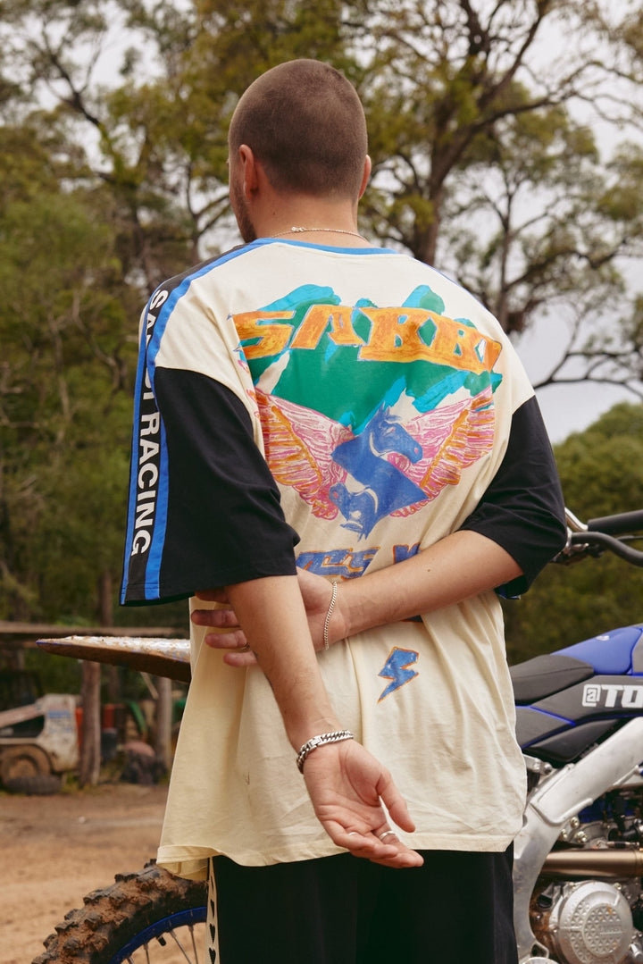 Very Oversized Don’t Quit Your Day Dream Tee - White - Meadow Collectiveoversized tee