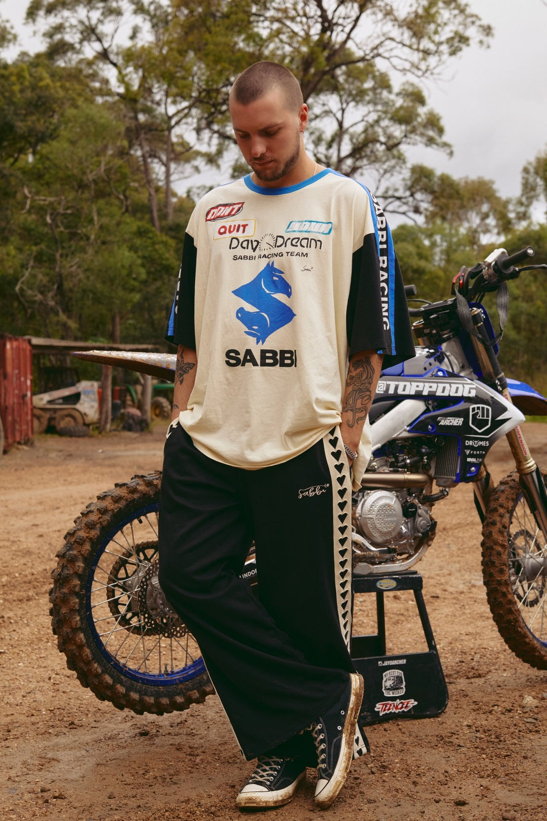 Very Oversized Don’t Quit Your Day Dream Tee - White - Meadow Collectiveoversized tee