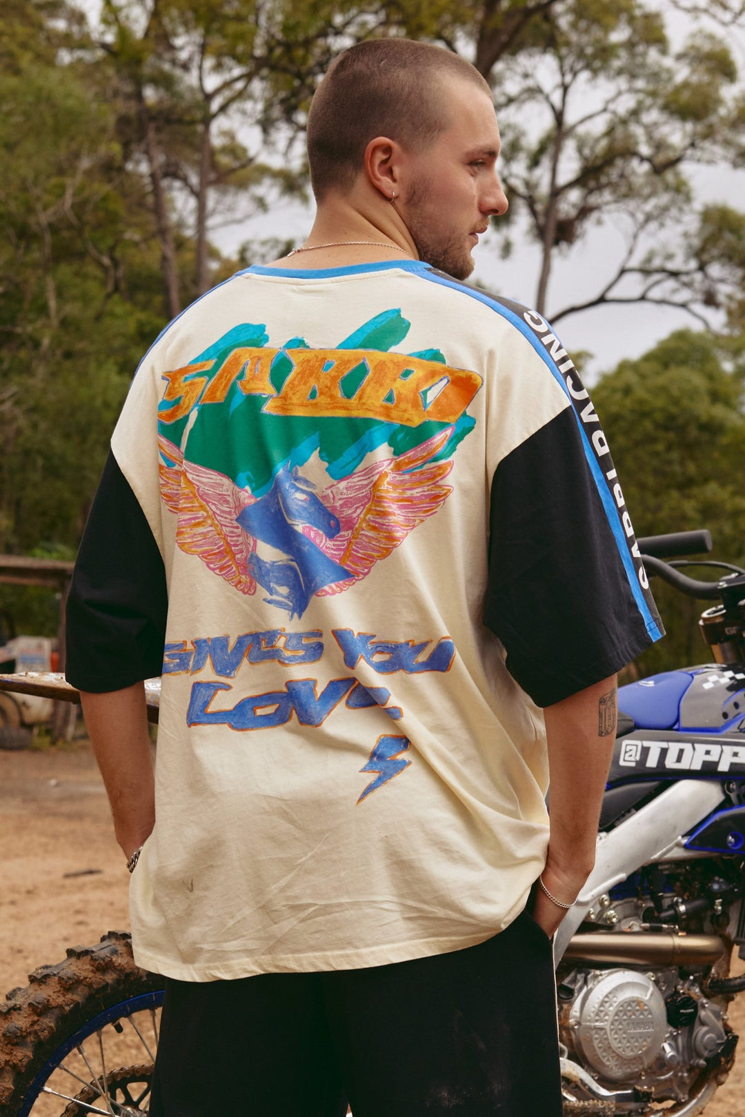 Very Oversized Don’t Quit Your Day Dream Tee - White - Meadow Collectiveoversized tee