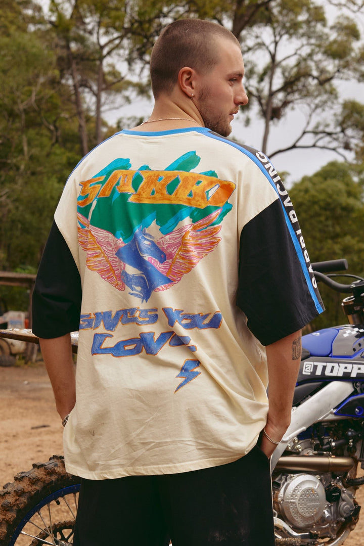 Very Oversized Don’t Quit Your Day Dream Tee - White - Meadow Collectiveoversized tee