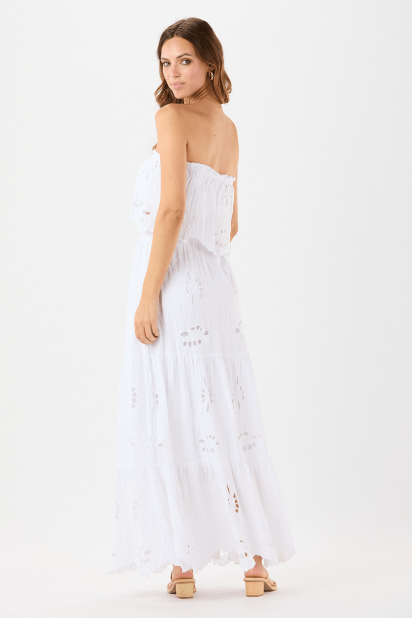 White Heliconia Skirt - Meadow Collective
