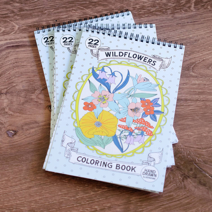 Wildflowers Premium Coloring Book - Meadow Collectivecoloring book
