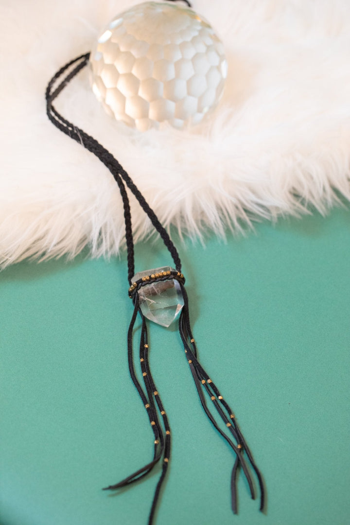 Woven Aura Crystal Talisman Necklaces - OOAK - 3 styles - Meadow Collectivenecklace