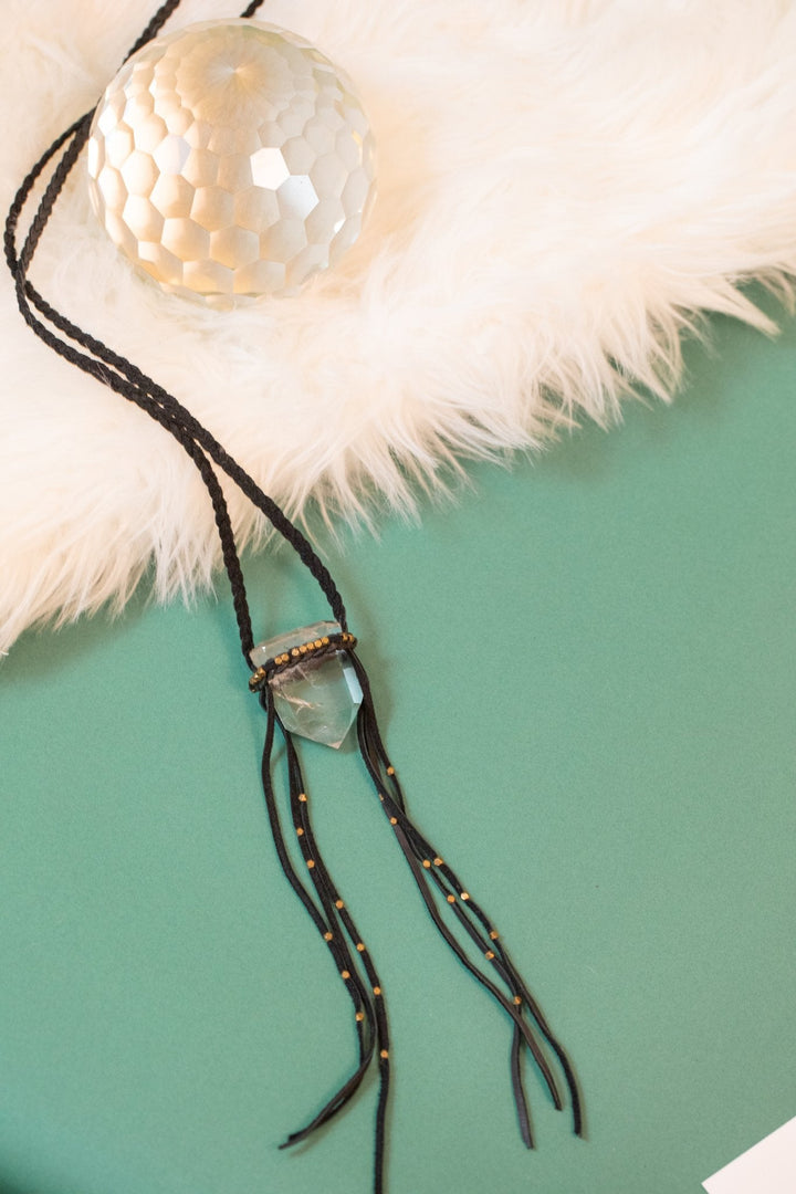 Woven Aura Crystal Talisman Necklaces - OOAK - 3 styles - Meadow Collectivenecklace