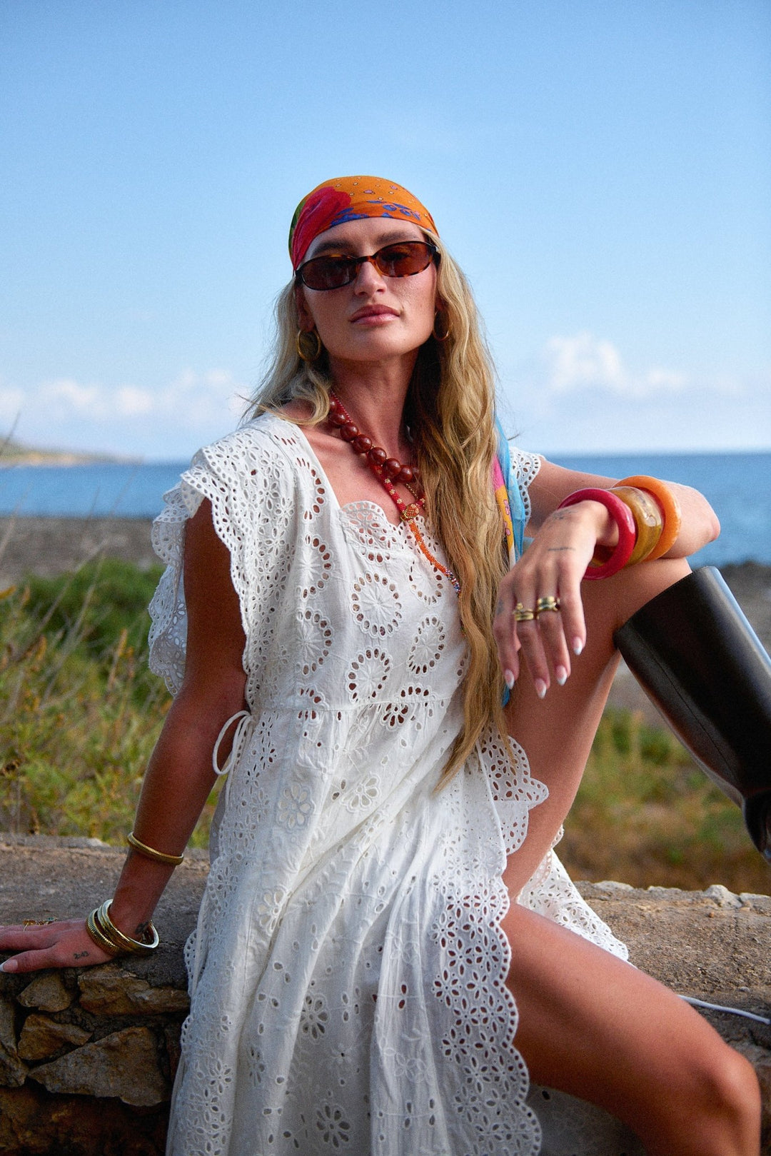 Yaya Lace Kaftan - Antique White - Meadow CollectiveMaxi Dress