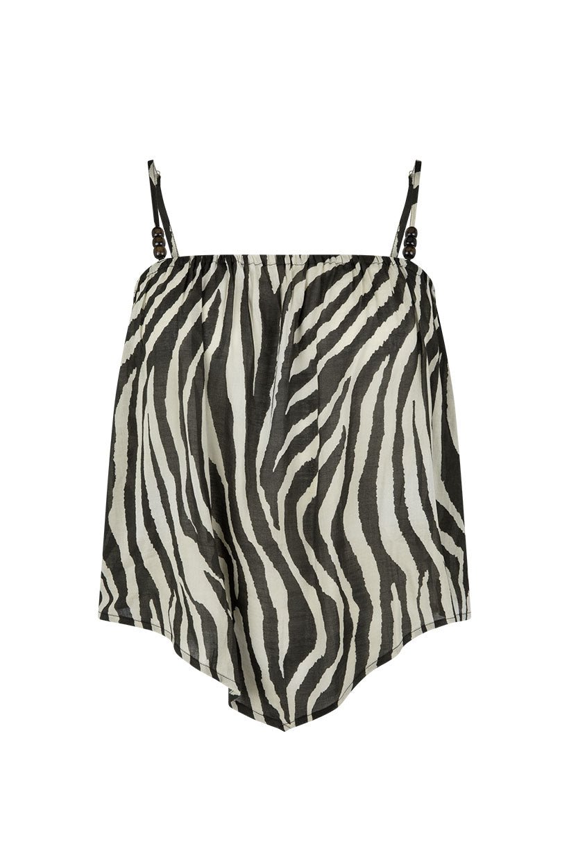 Zevra Cami Washed Charcoal - Meadow Collectivecami