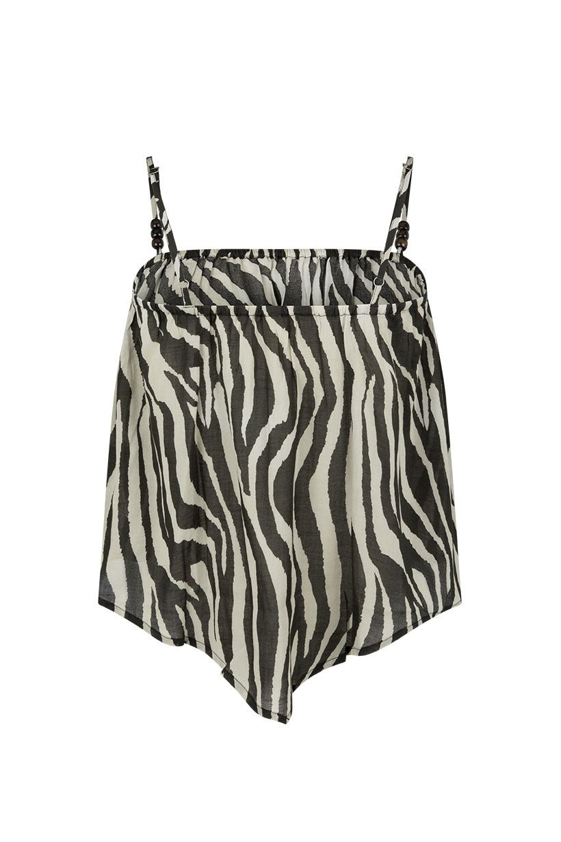 Zevra Cami Washed Charcoal - Meadow Collectivecami